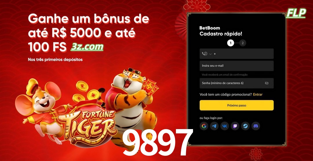 9897 cassino Brasil bônus de boas-vindas até R$5000 e 100 free spins